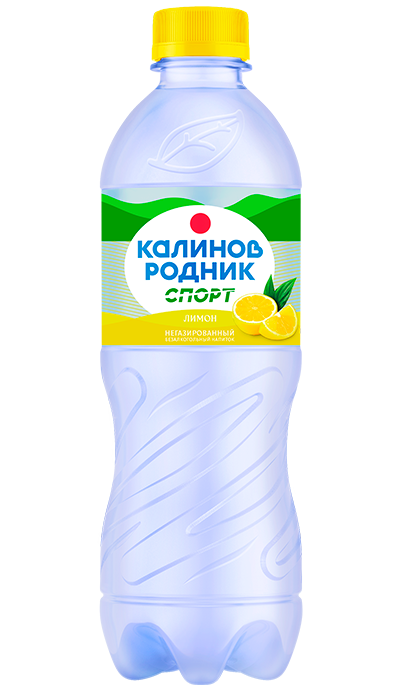 Вода «Калинов Родник Спорт» негазированная Лимон 0,5 л – доставка воды «Калинов Родник»