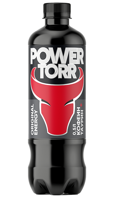 Энергетический напиток Power Torr Вlack, 0,5 л, 12 шт – доставка воды «Калинов Родник»