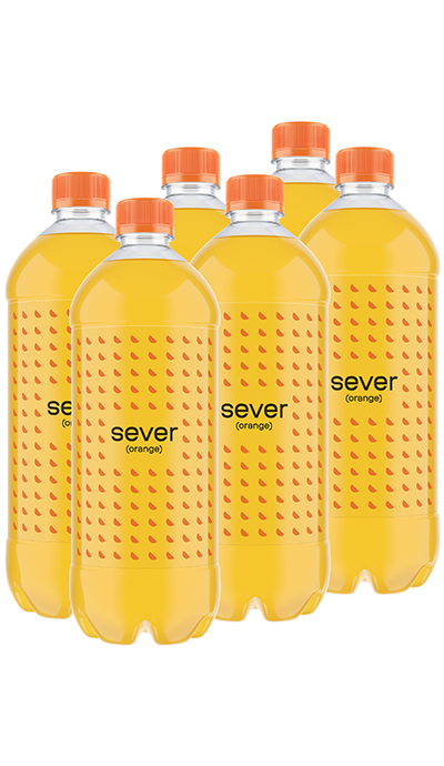 Лимонад «Sever Orange» («Север со вкусом Апельсина») 1 л