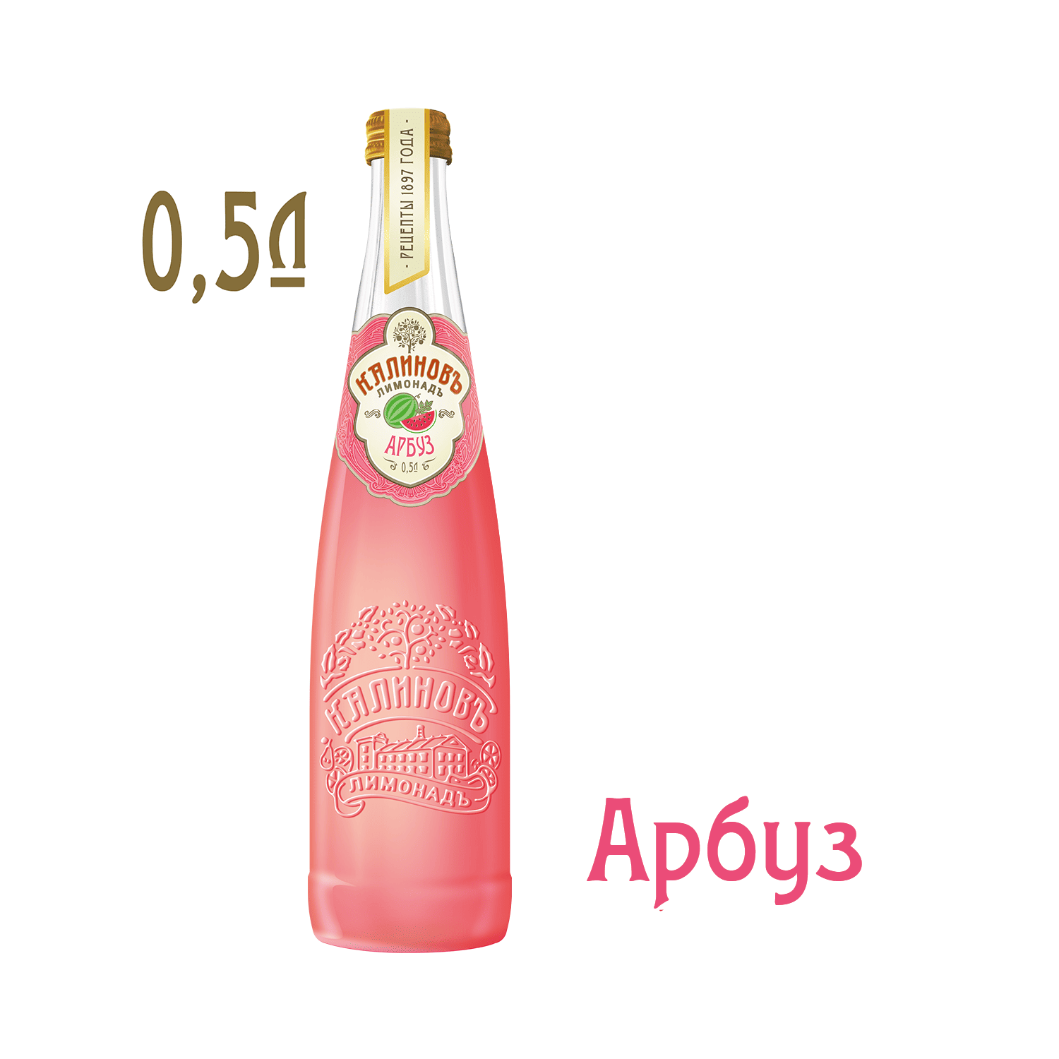 «Калиновъ Лимонадъ»<br>
Арбуз <br>
0,5 л.