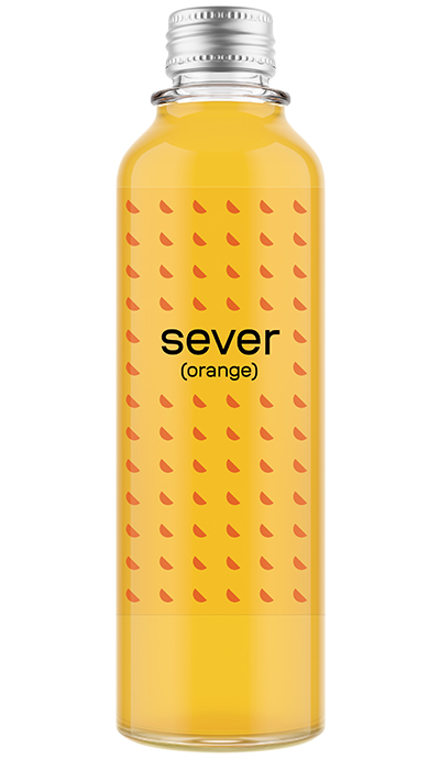 Лимонад «Sever Orange» («Север со вкусом Апельсина») 0,33 л