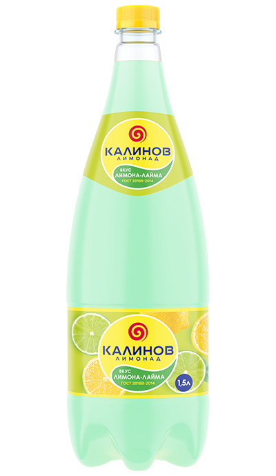«Калинов лимонад» Лимон-лайм 1,5 л. – доставка воды «Калинов Родник»