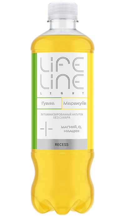 LifeLine Recess Light со вкусом Гуавы и Маракуйи 0,5 л – доставка воды «Калинов Родник»