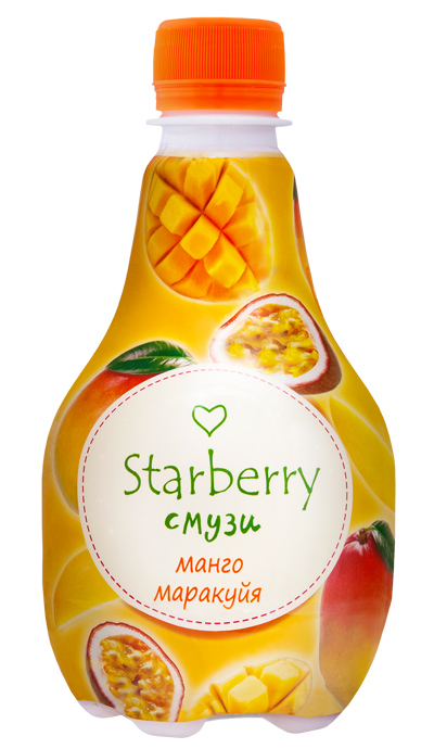 Starberry Смузи Манго-Маракуйя 0,375 л. – доставка воды «Калинов Родник»
