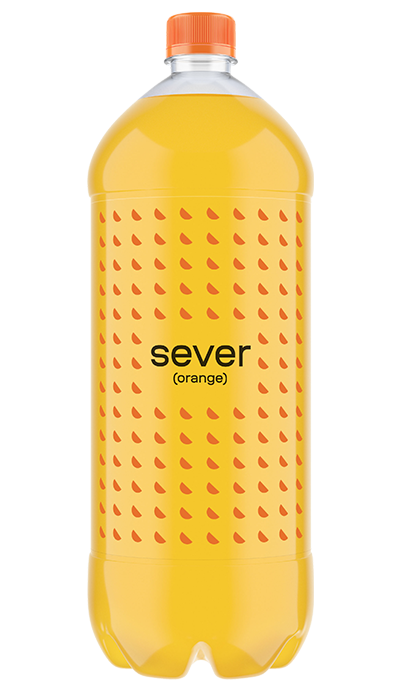 Лимонад «Sever Orange» («Север со вкусом Апельсина») 2 л – доставка воды «Калинов Родник»