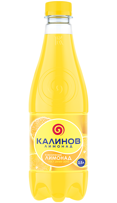 «Калинов Лимонад» Классический лимонад 0,5 л. – доставка воды «Калинов Родник»