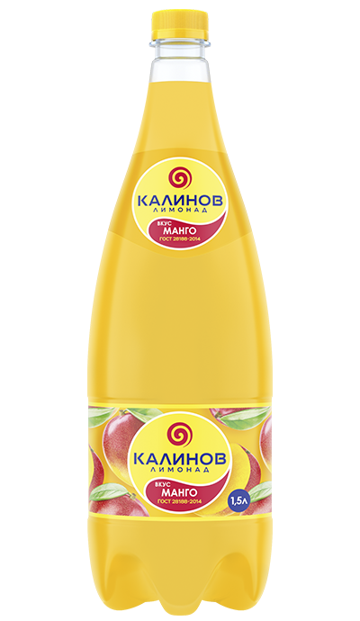 «Калинов лимонад» Манго 1,5 л – доставка воды «Калинов Родник»