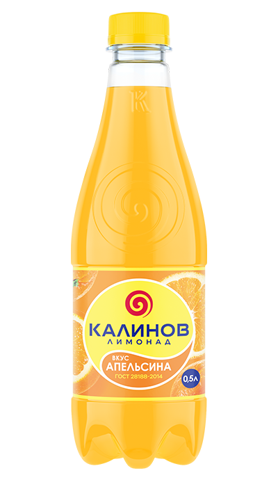 «Калинов лимонад» Апельсин 0,5 л. – доставка воды «Калинов Родник»