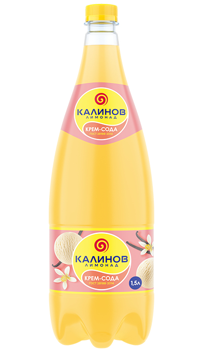 «Калинов лимонад» Крем-сода 1,5 л. – доставка воды «Калинов Родник»