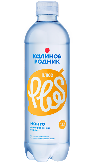 Напиток негазированный «Калинов Родник Плюс» со вкусом Манго 0,5л., ПЭТ
