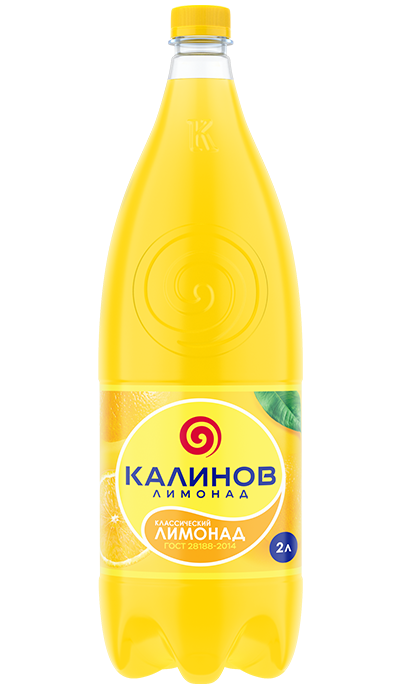 «Калинов Лимонад» Классический лимонад 2,0 л.  – доставка воды «Калинов Родник»