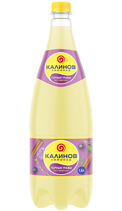 «Калинов лимонад» Горные травы 1,5 л. – доставка воды «Калинов Родник»