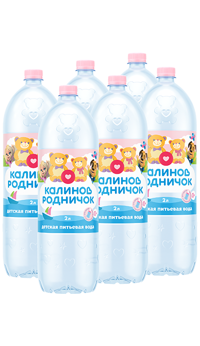 Вода питьевая «Калинов Родничок» для детей, 2 л., негазированная