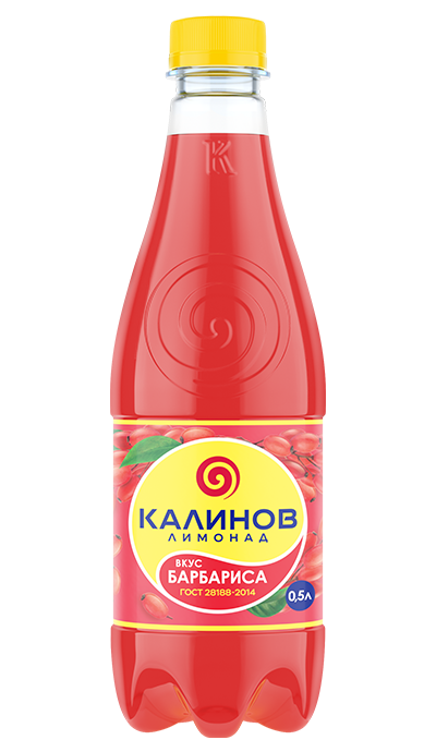 «Калинов лимонад» Барбарис 0,5 л. – доставка воды «Калинов Родник»