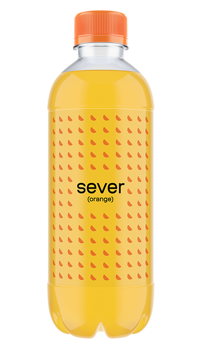 Лимонад «Sever Orange» («Север со вкусом Апельсина») 0,5 л