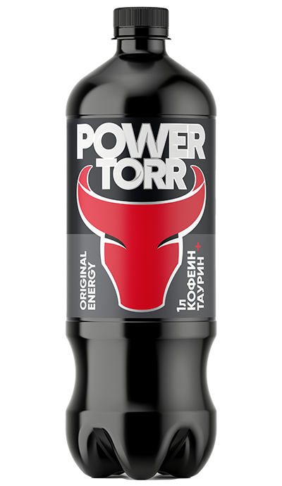 Power Torr Black 1,0 л. – доставка воды «Калинов Родник»