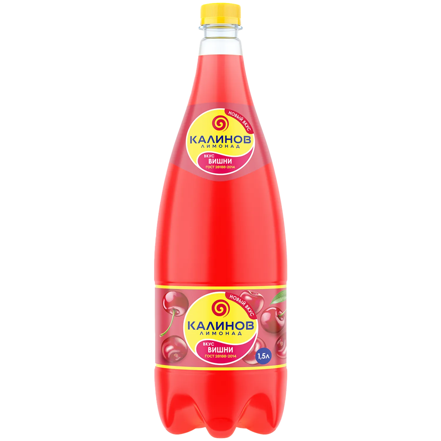 «Калинов Лимонад» Вишня, 1,5 л, газированный