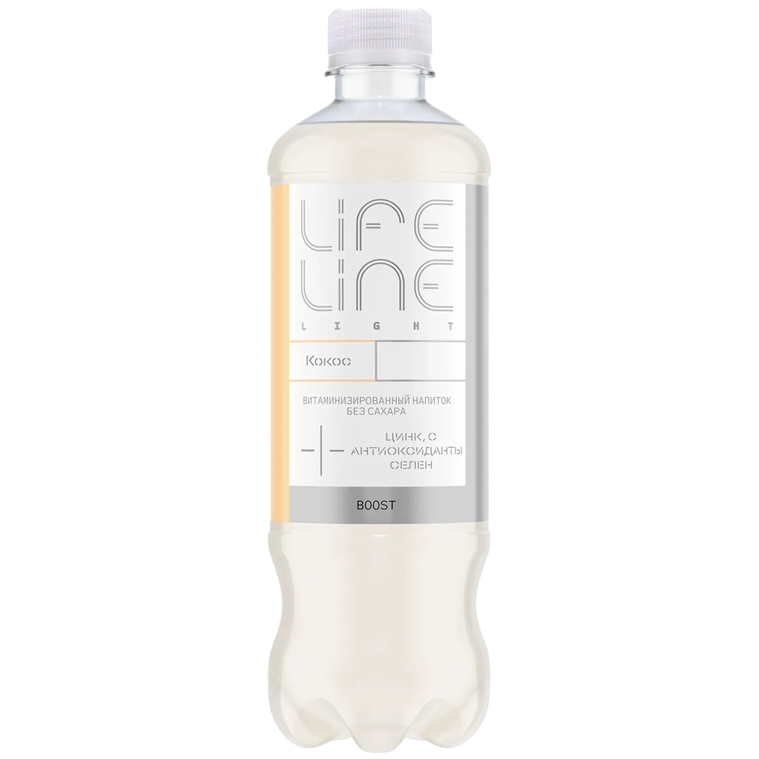LifeLine Light Boost с витаминами, Кокос, 0,5 л, без газа и сахара