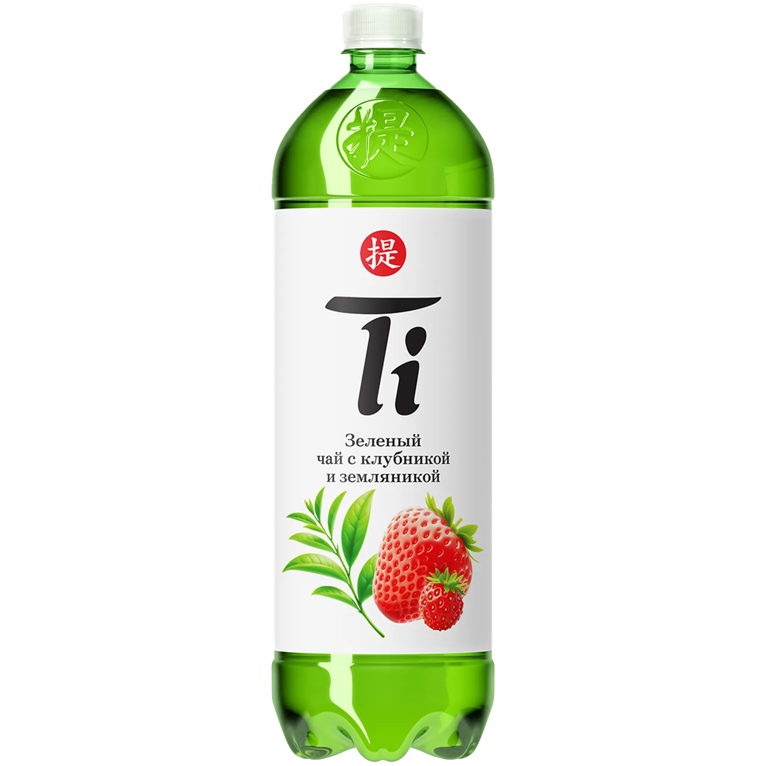 Чай Ti зелёный, Клубника-земляника, 1,25 л