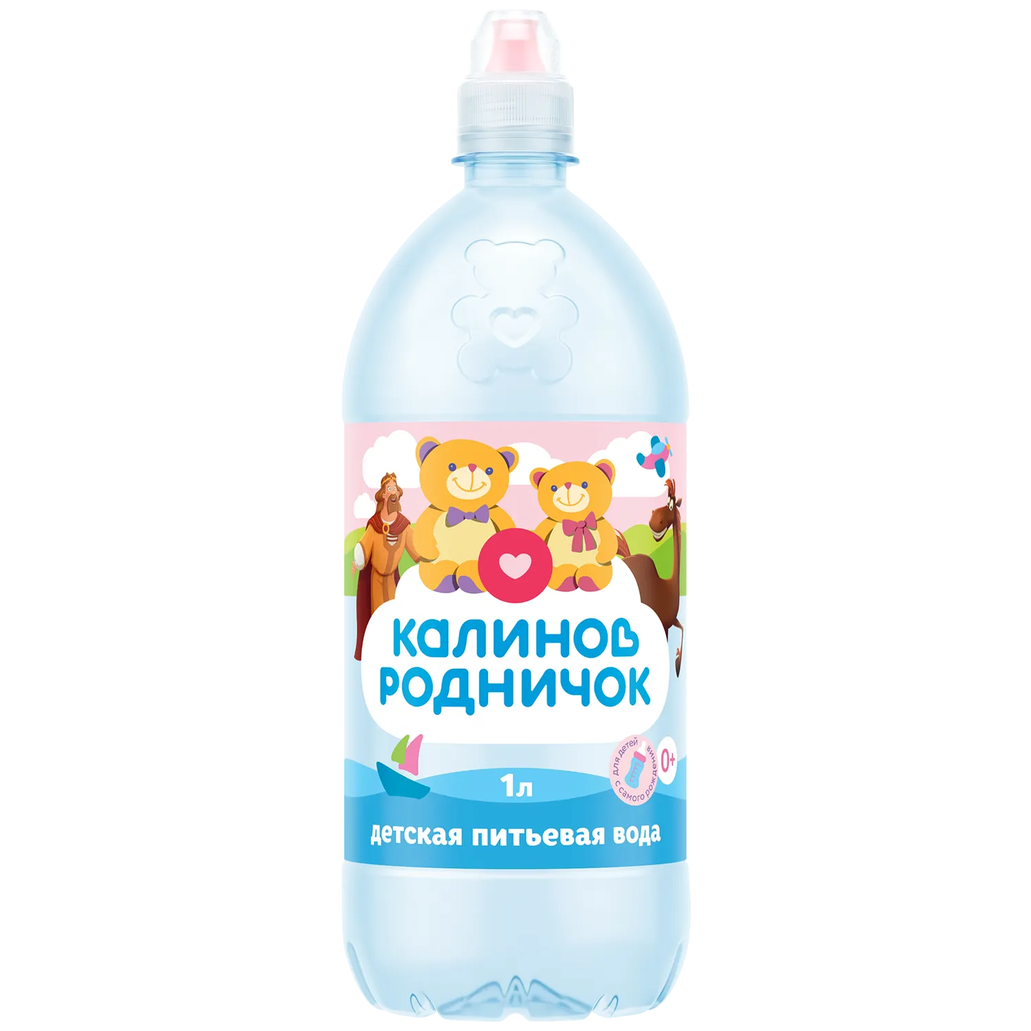 Вода детская «Калинов Родничок», 1 л, питьевая, с рождения