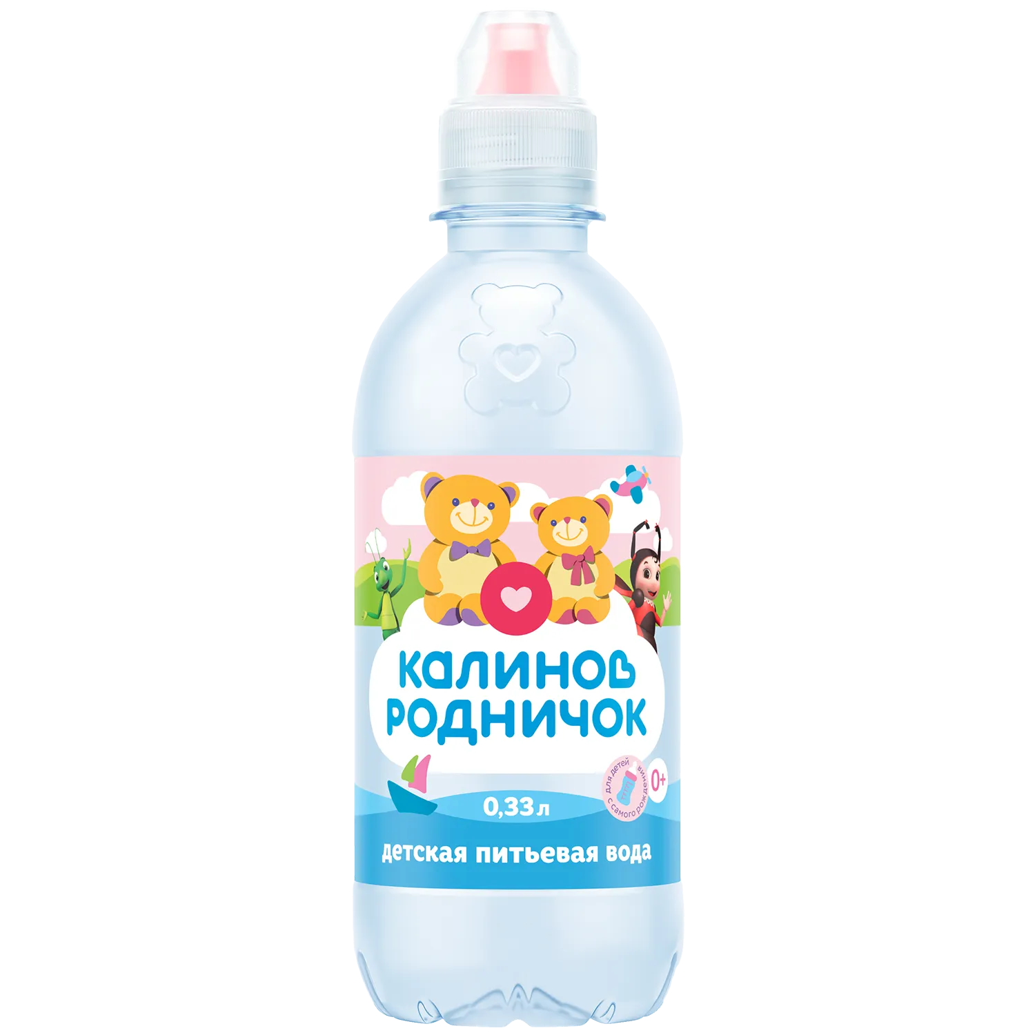 Вода детская «Калинов Родничок», 0,33 л, питьевая, с рождения