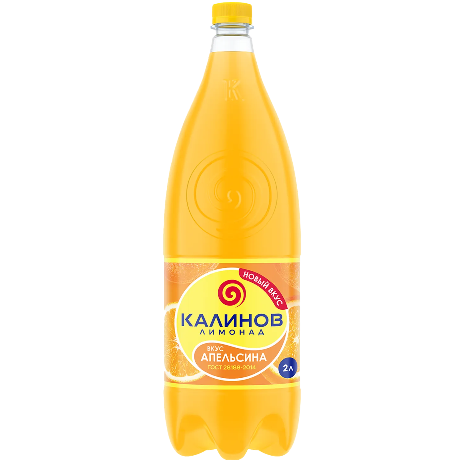 «Калинов Лимонад» Апельсин, 2 л, газированный