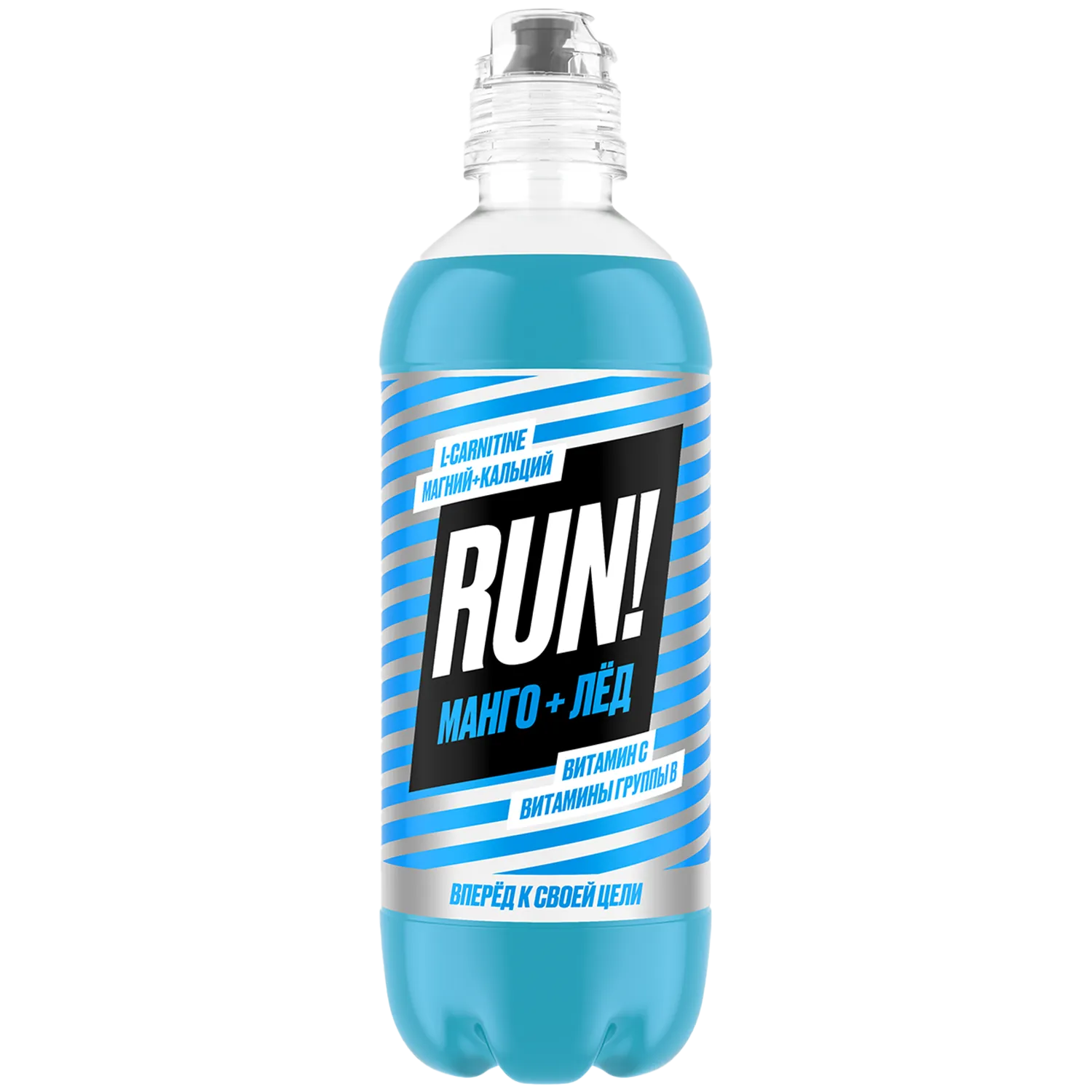 RUN! Манго-лёд, 0,5 л, витаминизированный, без газа