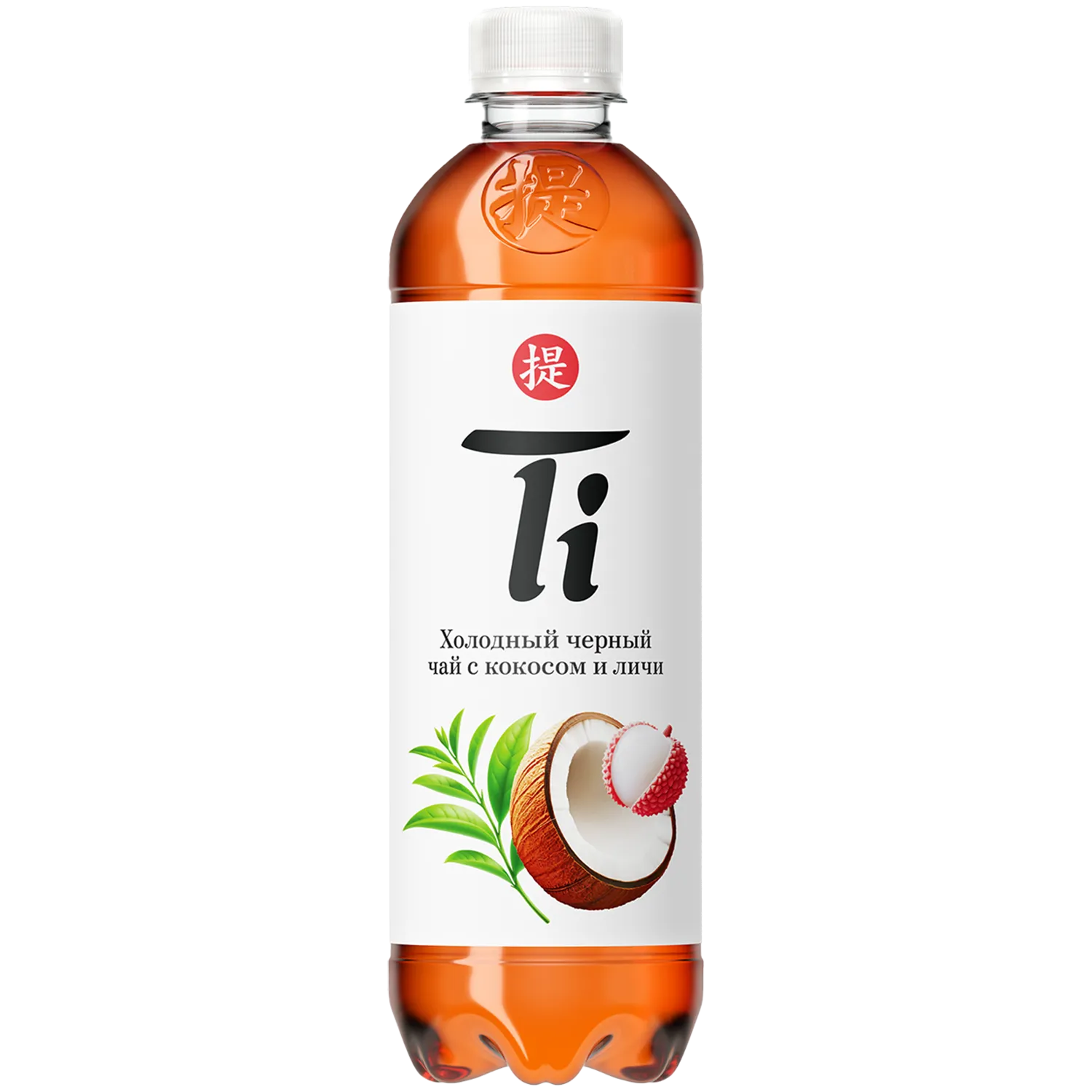 Чай Ti чёрный, Кокос-личи, 0,5 л
