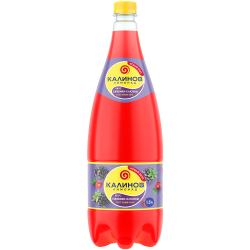 «Калинов Лимонад» Ежевика-Клюква», 1,5 л, газированный