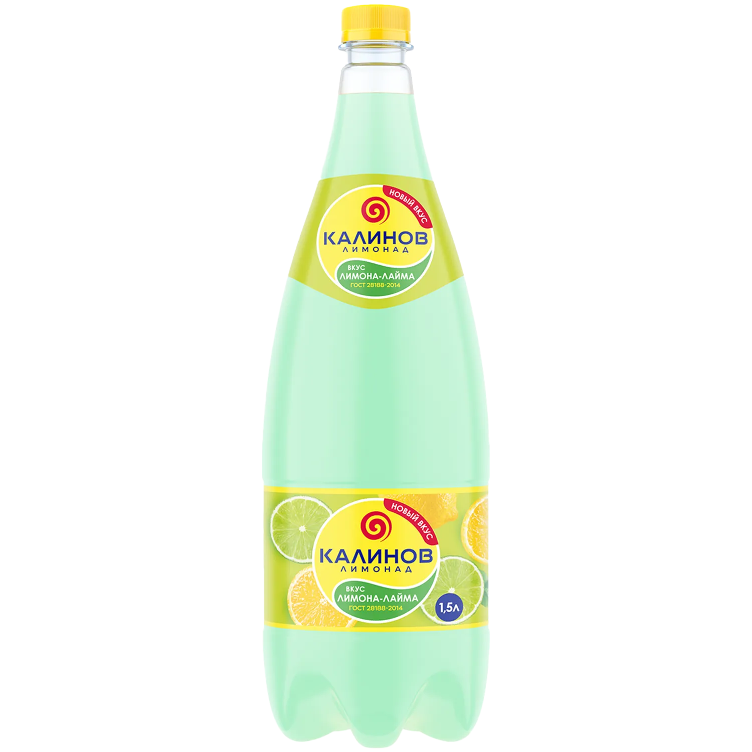  «Калинов Лимонад» Лимон-Лайм, 1,5 л, газированный