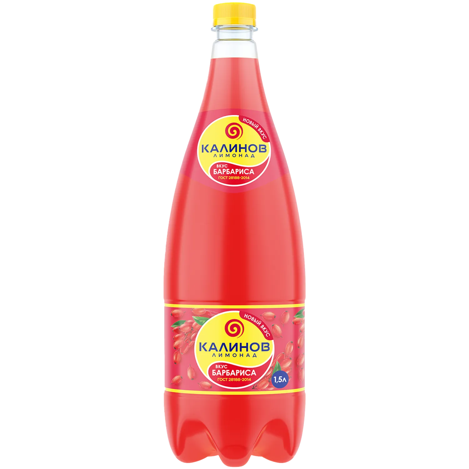 «Калинов Лимонад» Барбарис, 1,5 л, газированный