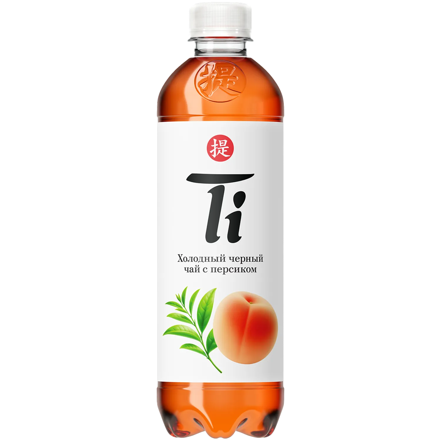 Чай Ti чёрный, Персик, 0,5 л