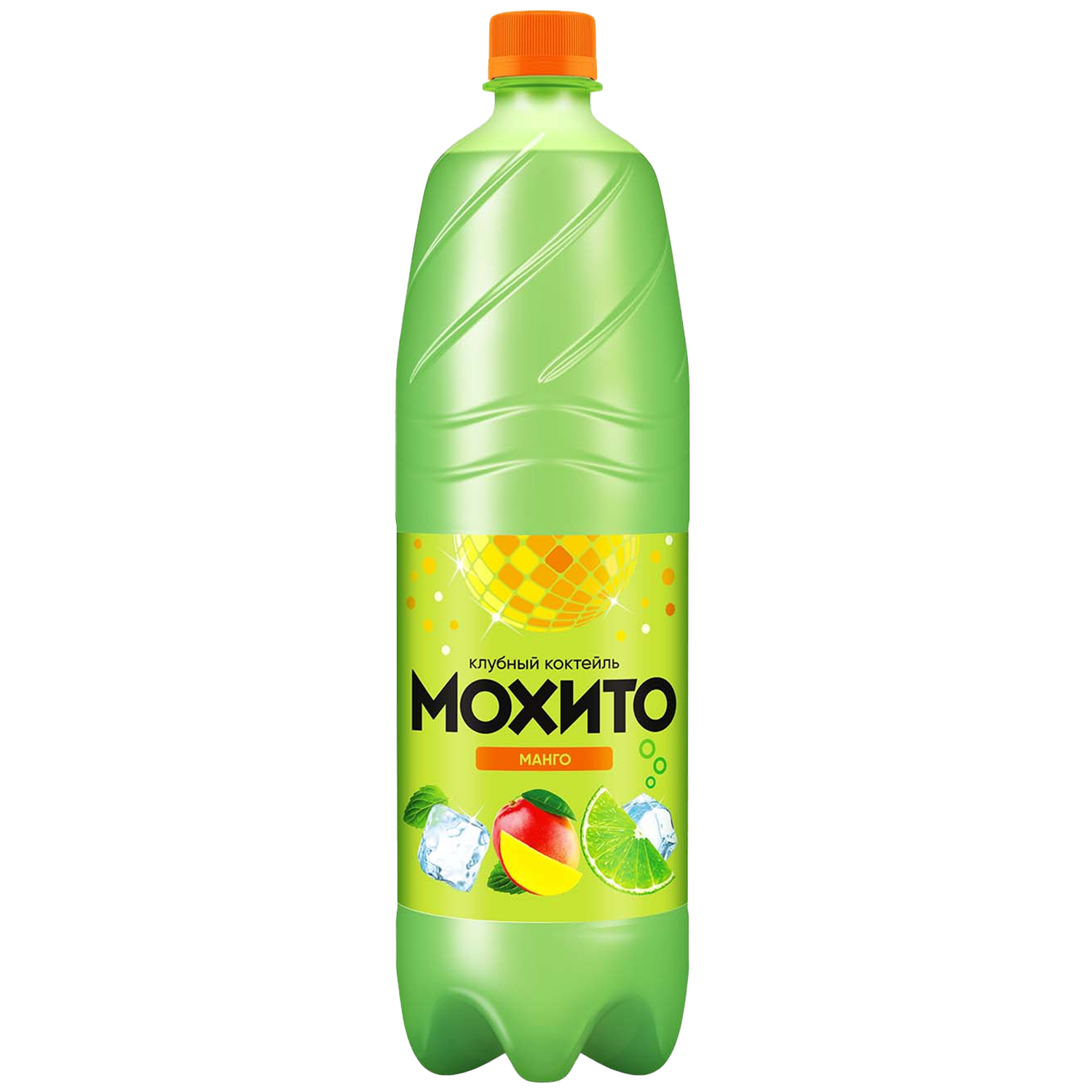 «Клубный коктейль Мохито» Манго, 1,25 л, газированный, безалкогольный