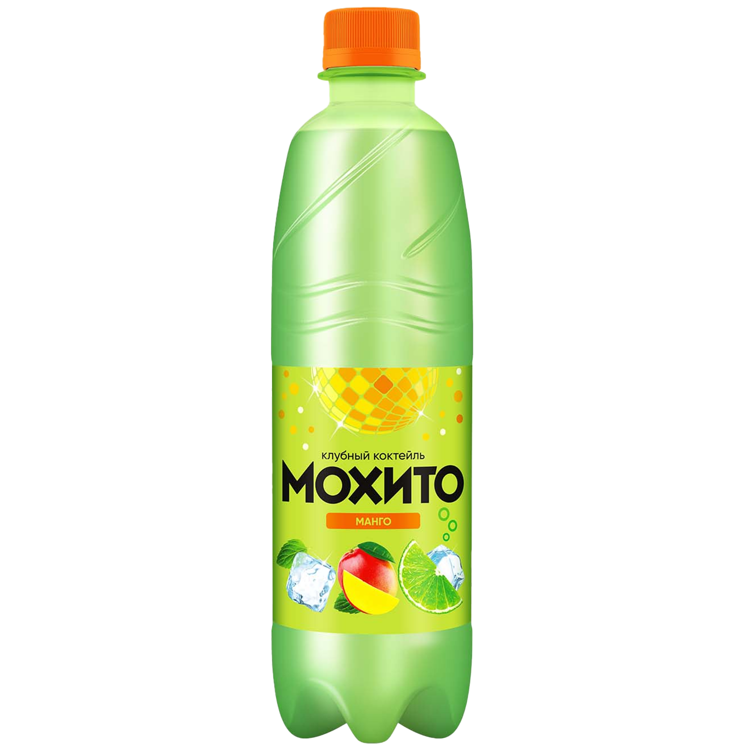«Клубный коктейль Мохито» Манго, 0,5 л, газированный, безалкогольный